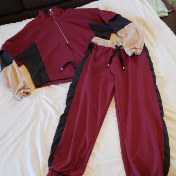 zara velour tracksuit